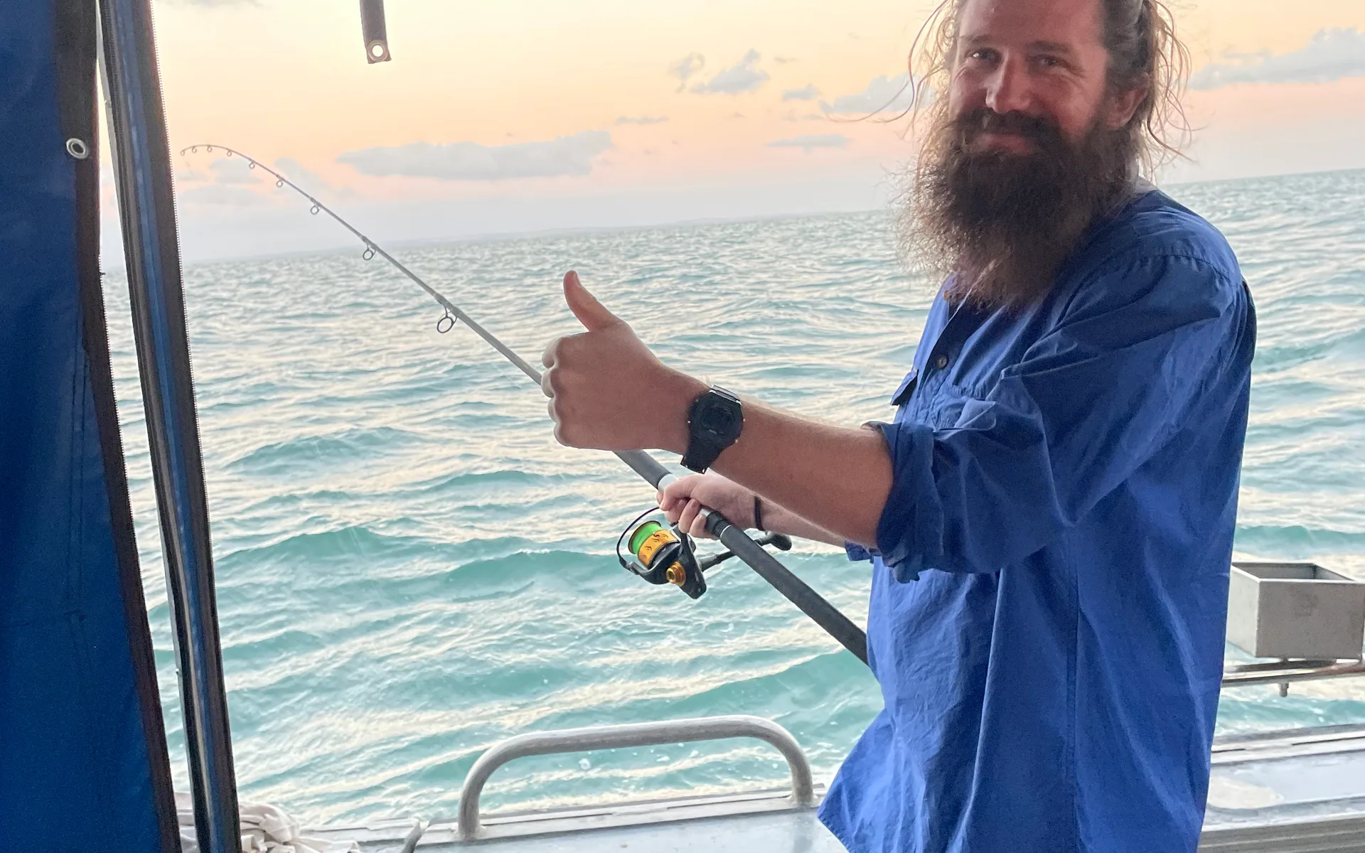 Members of the VIC Metal Roofing team on a fishing trip